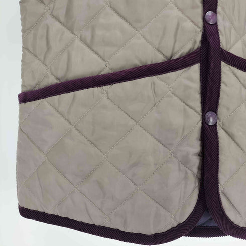 ラベンハム LAVENHAM リバーシブル キルティング フーデッド ジャケット レディース EUR:38