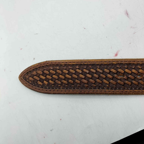 genuine leathe 本革 ヌメ革 リアル レザー ハンドメイド クラフト 編み込み デザイン ベルト メンズ