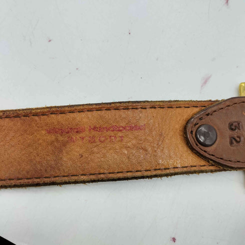 genuine leathe 本革 ヌメ革 リアル レザー ハンドメイド クラフト 編み込み デザイン ベルト メンズ