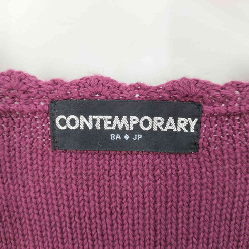 CONTEMPORARY クロシェ編み ヘスニック カーディガン レディース import:M