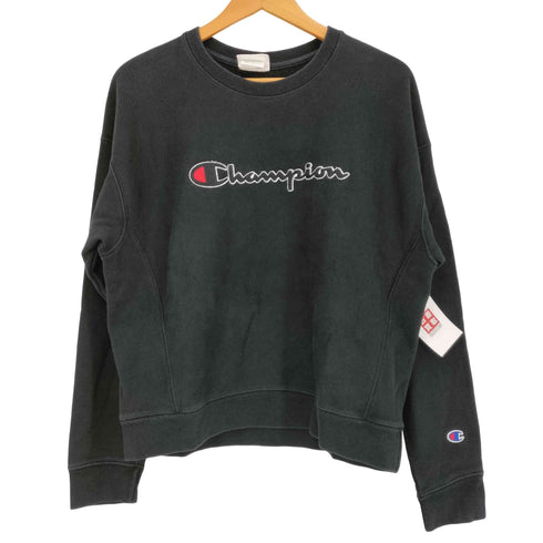 チャンピオン Champion REVERSE WEAVE リバースウィーブ フロント刺繍 クルーネックスウェット メンズ import:L