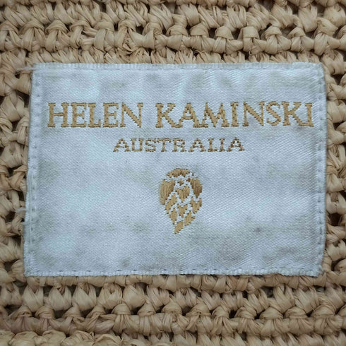 ヘレンカミンスキー HELEN KAMINSKI レザーハンドル ラフィア トートバッグ レディース