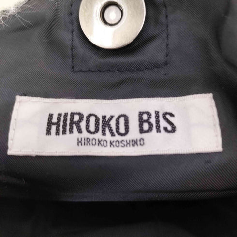 ヒロコビス HIROKO BIS ファー ツートン チェーン ショルダーバッグ レディース