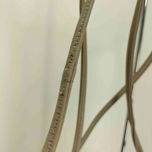 modern weaving レザー 巾着 バッグ レディース