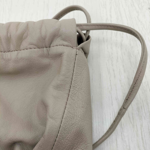 modern weaving レザー 巾着 バッグ レディース