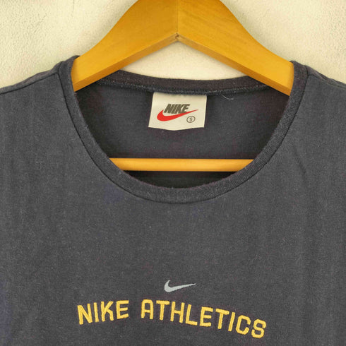 ナイキ NIKE 銀タグ ロゴ 刺繍 クルーネック 半袖 Tシャツ レディース JPN:S