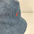 アベイシングエイプ A BATHING APE Embroidered Logo Denim Bucket Hat ロゴ刺繍 デニム バケットハット メンズ L