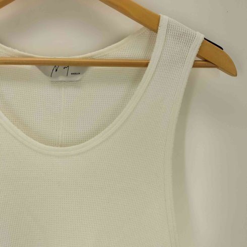 アンセルム ANCELLM 24ss DAMAGE WAFFLE TANK TOP ダメージ ワッフル タンクトップ メンズ 1