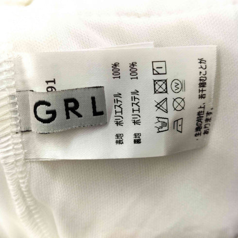 グレイル GRL インパン裏地付きレースフリルティアードミニスカート レディース JPN:S