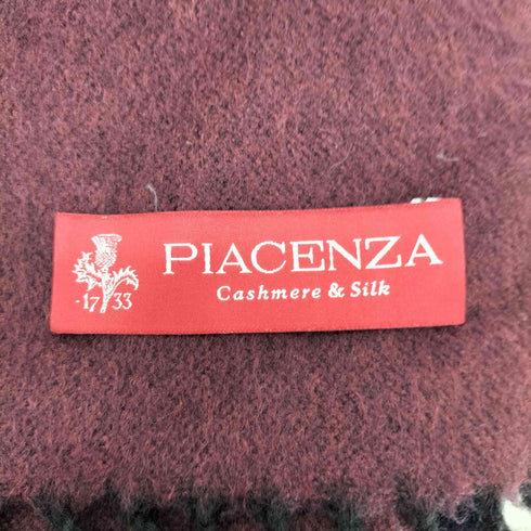 ピアチェンツァ PIACENZA ダブルフェイスマフラー メンズ