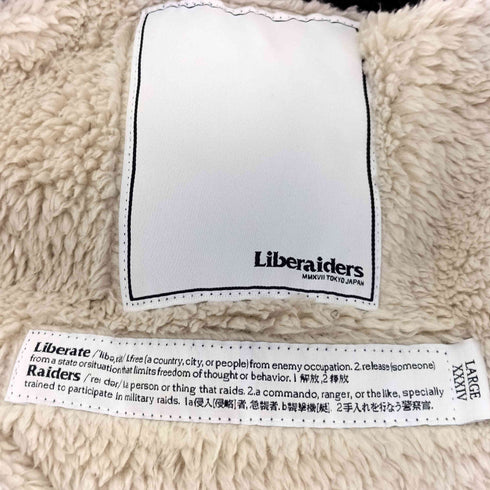 リベレイダース Liberaiders BANDANA PILE FLEECE HOODIE メンズ LARGE