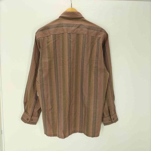 ピエールカルダン pierre cardin 織 ストライプ L/S シャツ メンズ import:L
