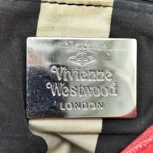 ヴィヴィアンウエストウッド Vivienne Westwood マスコットチャーム付き ドットハンドバッグ レディース