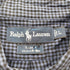 ラルフローレン RALPH LAUREN 90S OLD 同色 ポニー 刺繍 BLAKE ブレイク ギンガムチェック ボタンダウン シャツ メンズ import:L