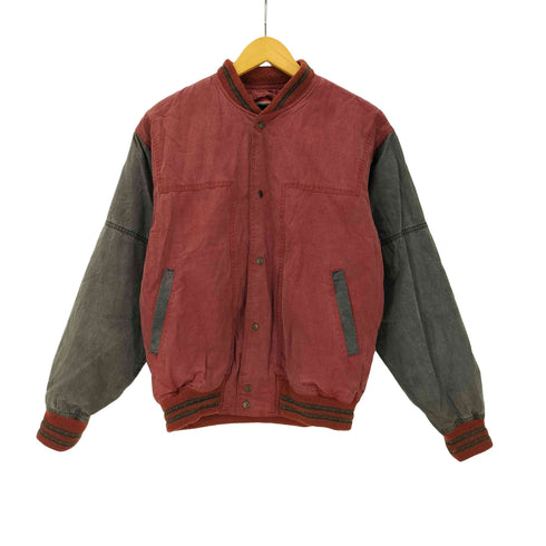 カーニーハウス KEARNEY HOUSE 90S OLD 裏地ボア ライナー 付き コットン バイカラー バーシティ ジャケット スタジャン メンズ import:M