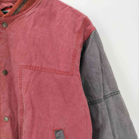 カーニーハウス KEARNEY HOUSE 90S OLD 裏地ボア ライナー 付き コットン バイカラー バーシティ ジャケット スタジャン メンズ import:M