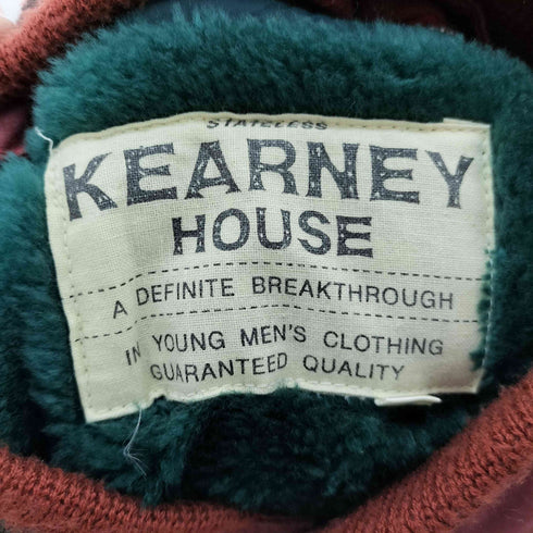 カーニーハウス KEARNEY HOUSE 90S OLD 裏地ボア ライナー 付き コットン バイカラー バーシティ ジャケット スタジャン メンズ import:M