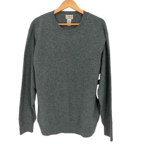 エルエルビーン L.L.Bean 90~00s ウール クルーネック ニットセーター メンズ import:XL