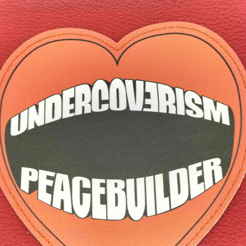 アンダーカバーイズム UNDERCOVERISM 16ss THE GREATEST PEACEBUILDER パッチ レザー クラッチバッグ メンズ