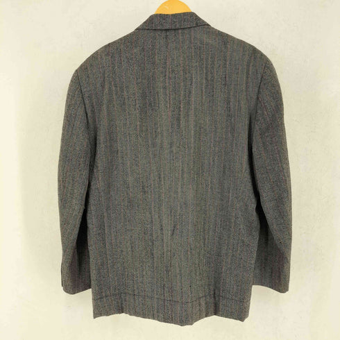 コムデギャルソンオムプリュス COMME des GARCONS HOMME PLUS 90s AD1992 92AW ウール ストライプ 2B テーラードジャケット メンズ M