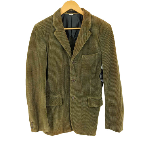 コムデギャルソンオムプリュス COMME des GARCONS HOMME PLUS EVER GREEN 00s AD2006 06AW 背抜き コーデュロイ テーラードジャケット メンズ S