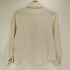 ザラ ZARA STRIPED METALLIC THREAD BLOUSE メタリックストライプ ボウタイブラウス レディース import:S