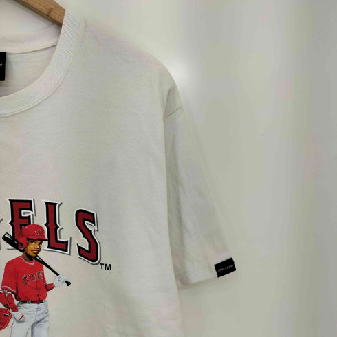 アップルバム APPLEBUM 両面プリント コットン 半袖クルーネックTシャツ メンズ JPN:L