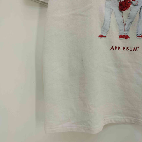 アップルバム APPLEBUM 両面プリント コットン 半袖クルーネックTシャツ メンズ JPN:L