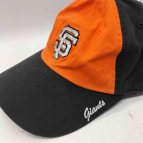 ジェニュインマーチャンダイズ GENUINE MERCHANDISE FAN FAVORITE MLB San Francisco サンフランシスコ ラメ ロゴ 6パネル キャップ メンズ ONE SIZE