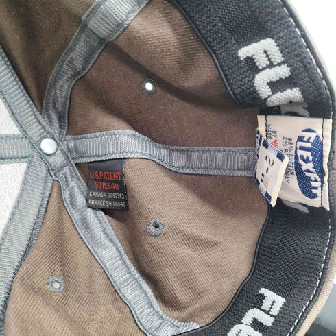 FLEXFIT 90S 企業 ロゴ 6パネル キャップ メンズ S-M