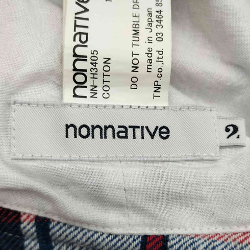 ノンネイティブ nonnative 18AW HIKER HAT COTTON TWILL PLAID ハイカー ハット コットン ツイル プライド メンズ 2