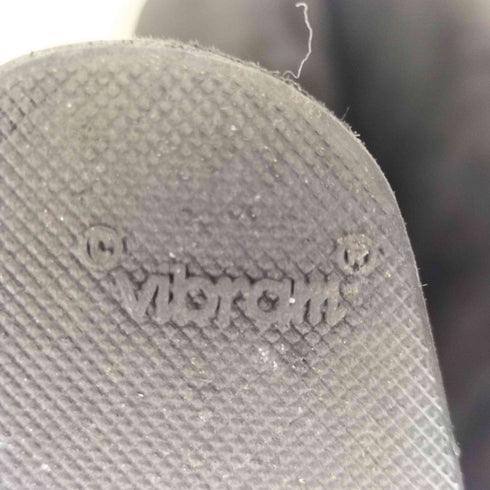 vibram ソール バックジッパースエードレザーニーハイロングブーツ レディース 37