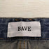 BAVE バブ ウォッシュ加工 ワイドデニムパンツ レディース L