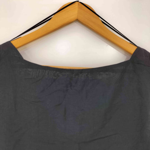 ジルサンダー JIL SANDER コットンリネン バックドレープネック ノースリーブ レディース FR:36