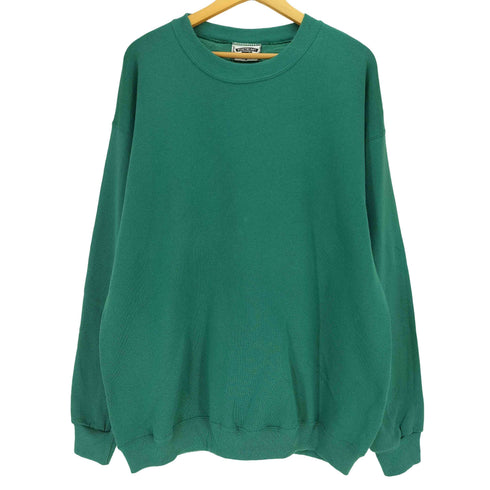 リー Lee 90S USA製 裏起毛 ブランク クルーネックスウェット メンズ import:XL