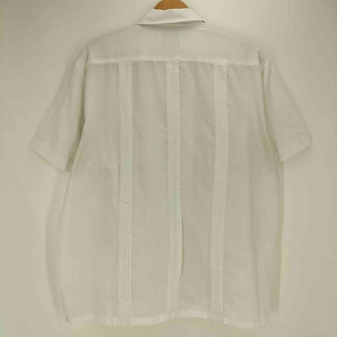 ドグァジャベーラ GUAYABERA 90S 韓国製 ネイティブ刺繍 襟芯 キューバシャツ メンズ import:L