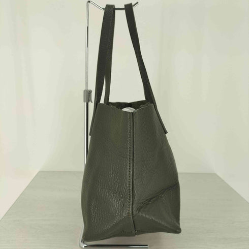 シボ革 レザー ショルダーバッグ レディース ONE SIZE
