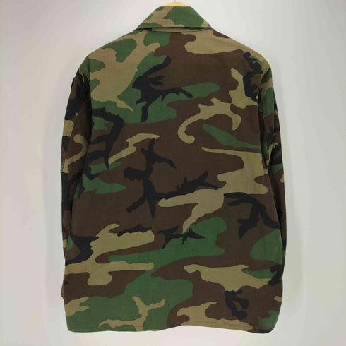 ユーエスアーミー U.S. ARMY 80S ウッドランドカモ BDUジャケット メンズ MEDIUM-SHORT