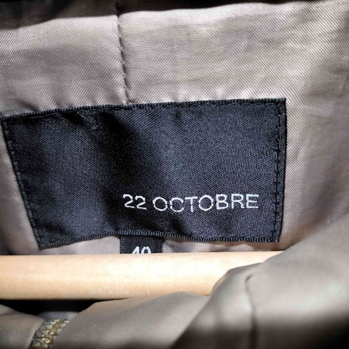 ヴァンドゥオクトーブル 22 OCTOBRE リアルファー ダウンコート レディース JPN:40