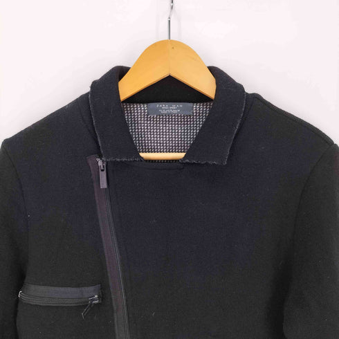 ザラ ZARA ニット ライダース ジャケット レディース import:M