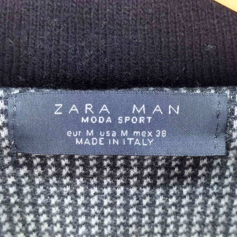 ザラ ZARA ニット ライダース ジャケット レディース import:M