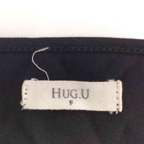 HUG.U レース 袖 Tシャツ ワンピース レディース FREE