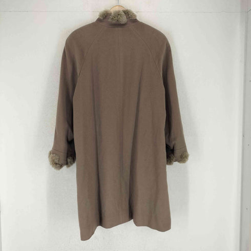 cashmere rabbit fur カシミヤ ラビットファー スタンドカラーコート レディース 10