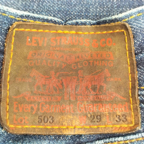 リーバイス Levis 00S ボタン裏J38 503 デニムパンツ メンズ W29 L33