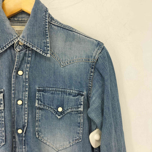 エフオービーファクトリー FOB FACTORY ウエスタン デニムシャツ メンズ JPN:S