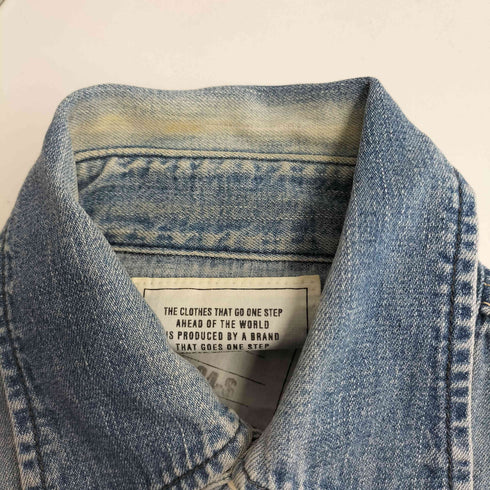 エフオービーファクトリー FOB FACTORY ウエスタン デニムシャツ メンズ JPN:S