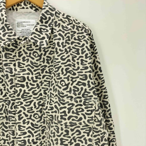 ベーセーストック B.C STOCK 24AW バクテリア アメーバ カモ 迷彩 ミリタリー シャツ ジャケット 裾ドローコード メンズ JPN:L