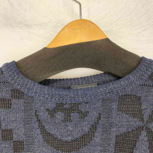next made in uk 総柄 ニット メンズ