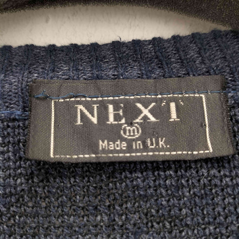 next made in uk 総柄 ニット メンズ