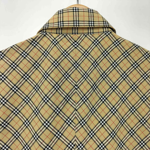 バーバリーブルーレーベル BURBERRY BLUE LABEL ホース刺繍 ノバチェック シャツ ワンピース 半袖 レディース EUR:38